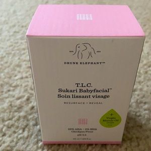 Drunk Elephant T.L.C. Sukari Babyfacial and Virgin Marjula Oil